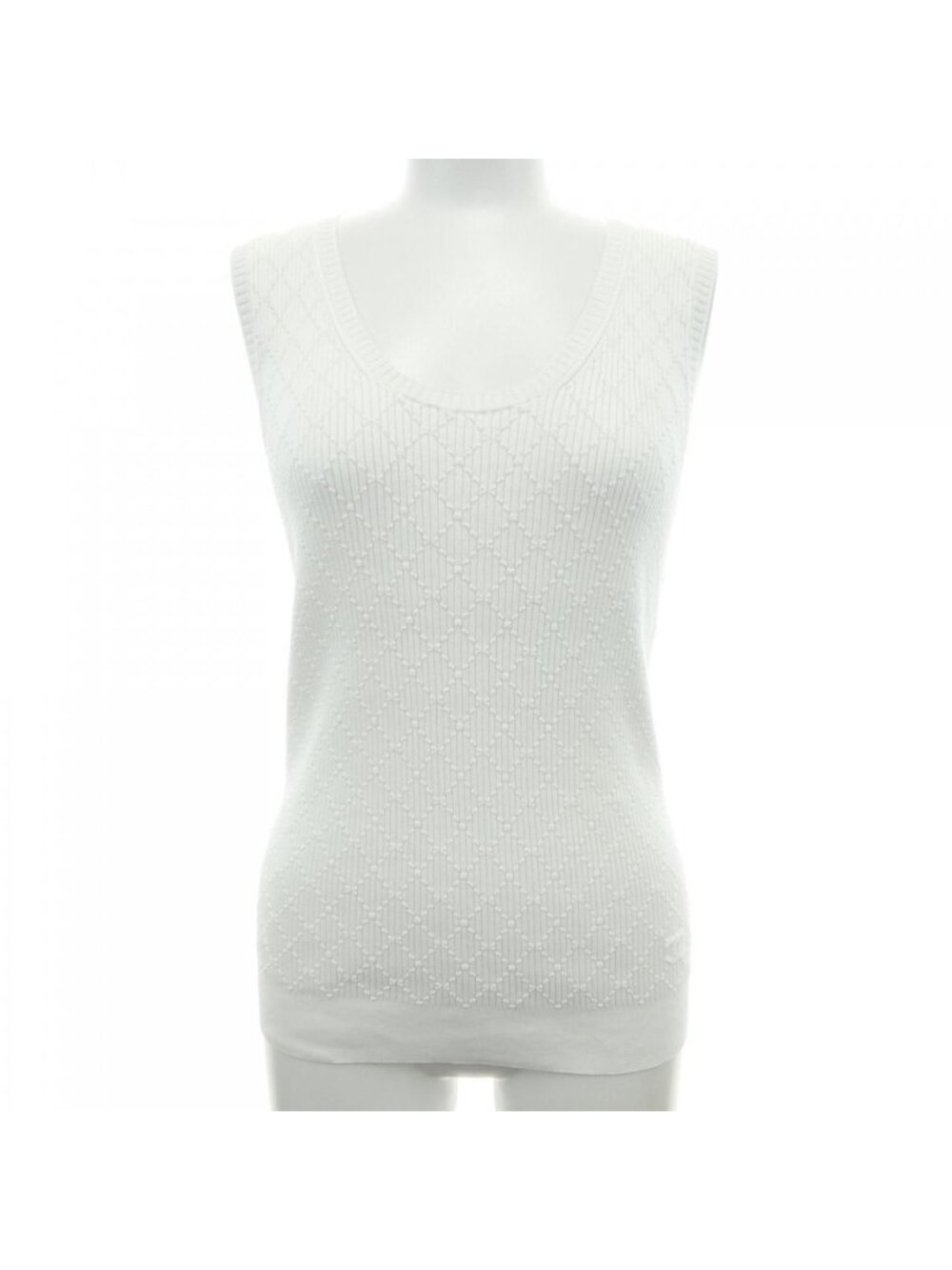 Chanel Tank Top White
